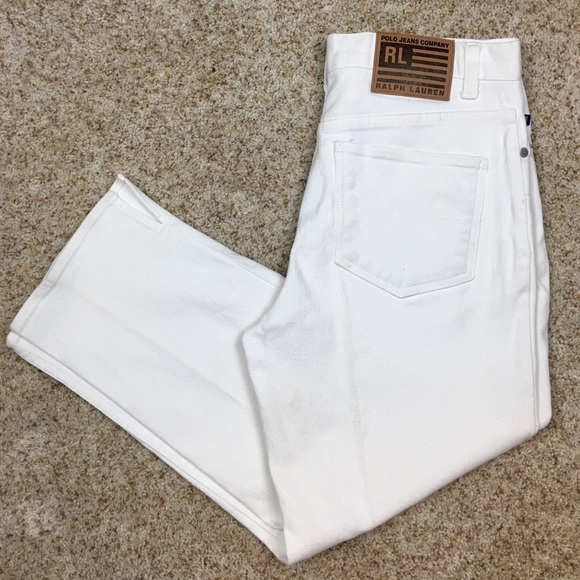 Polo Ralph Lauren White Jeans Women’s Size 10 - Picture 1 of 7